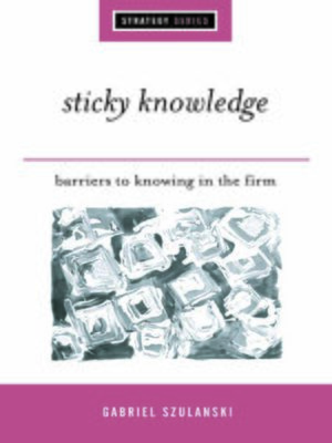 cover image of Sticky Knowledge